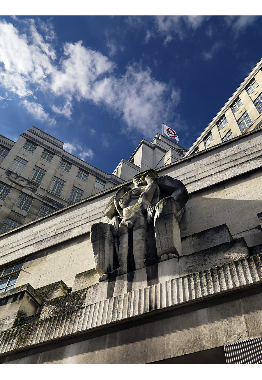 Paul Grundy. Jacob Epstein Sculpture. London Underground HQ