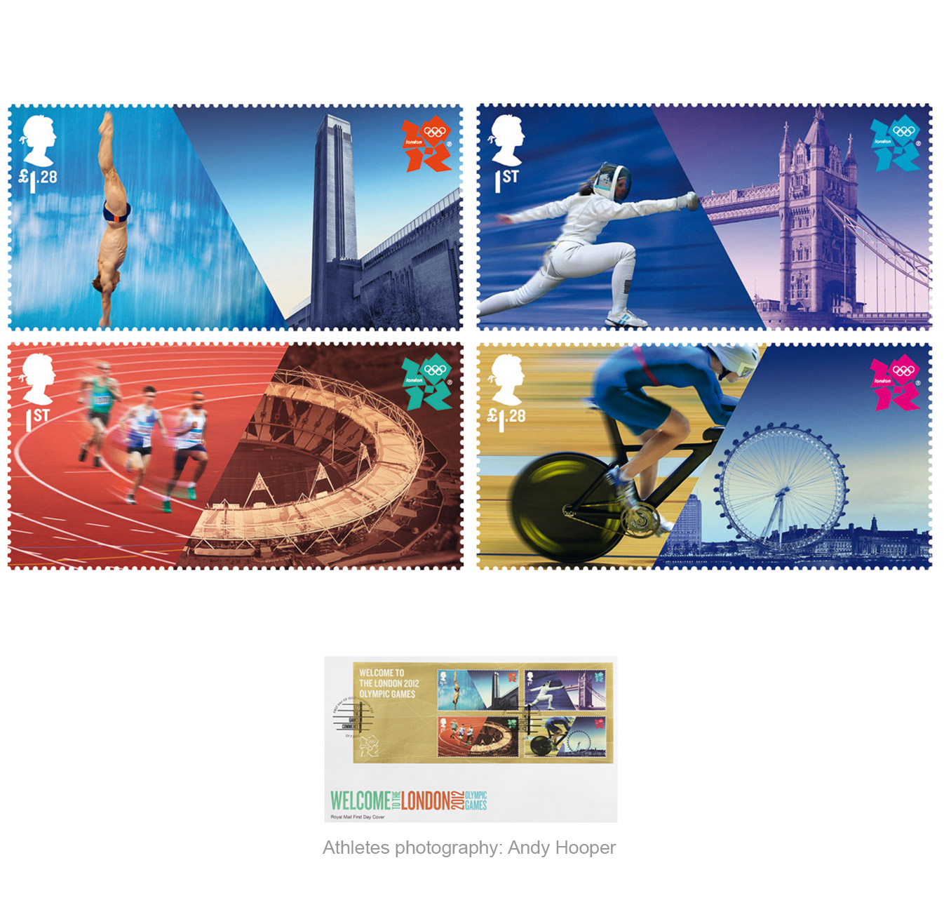 Paul Grundy. Royal Mail Olympic 2012 Stamps