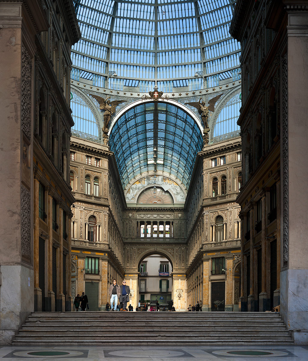 Paul Grundy. Galleria Umberto, Naples