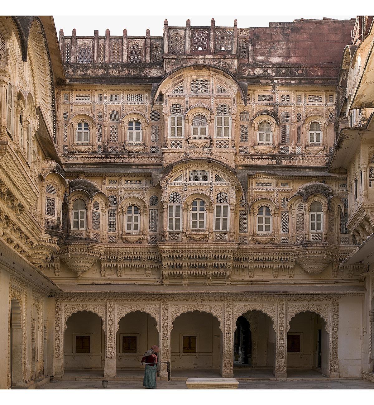 Paul Grundy. Zenana, The Purple Fort,  Jodhpur